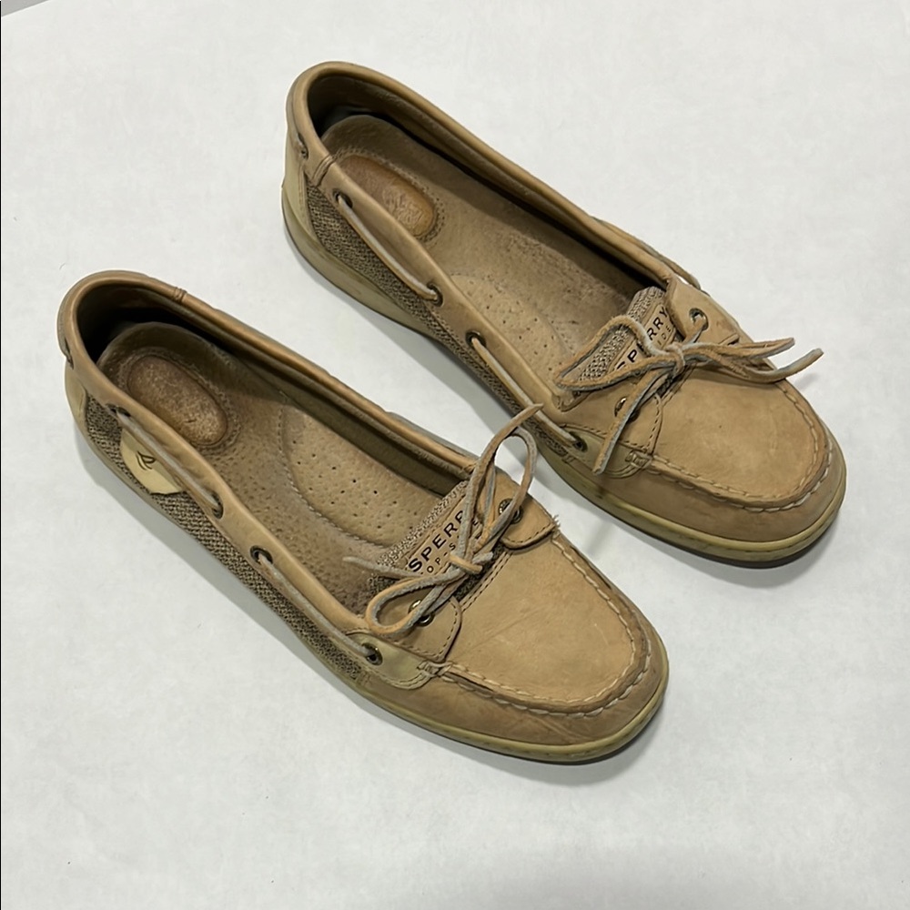 Sperry Top-Sider Authentic Boat Shoes Women's 11M Sand Color